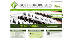 Desktop Screenshot of golf-europe.com
