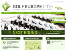 Tablet Screenshot of golf-europe.com